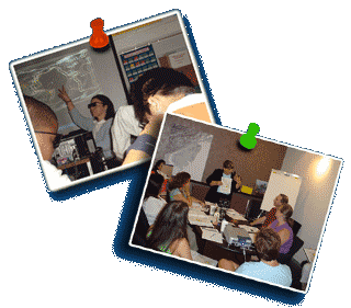 photo of teacher presenting Immersaview