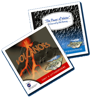 Two of the program book covers